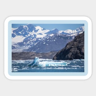 USA. Alaska. Floating Ice. Sticker